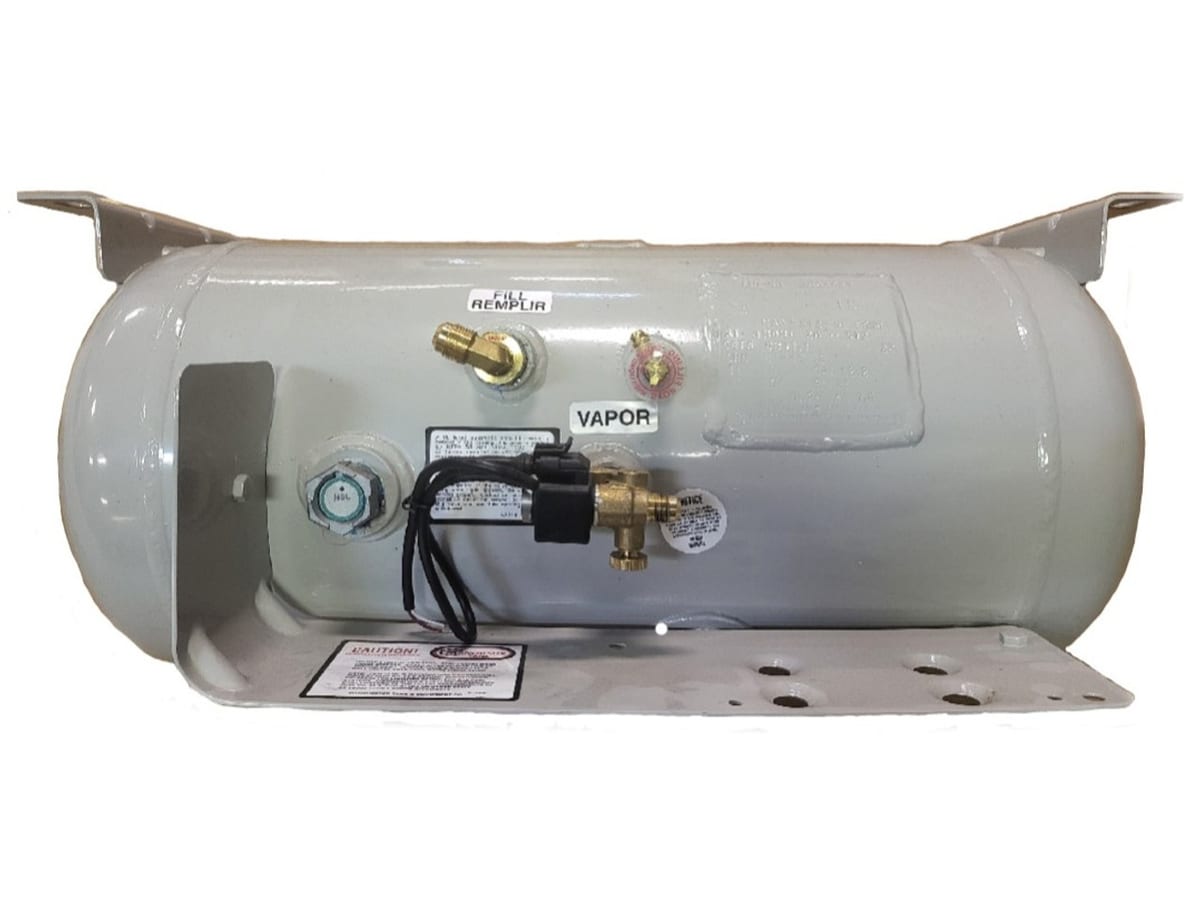 Vapor Appliance RV / Food Truck Propane Tank - 12″ x 28″, 12.2 Gallons